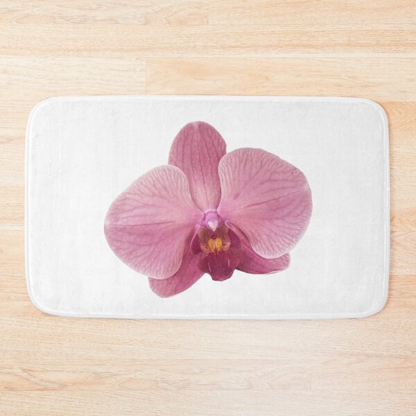 Item preview, pink orchid flower sticker designed and sold by inainart.