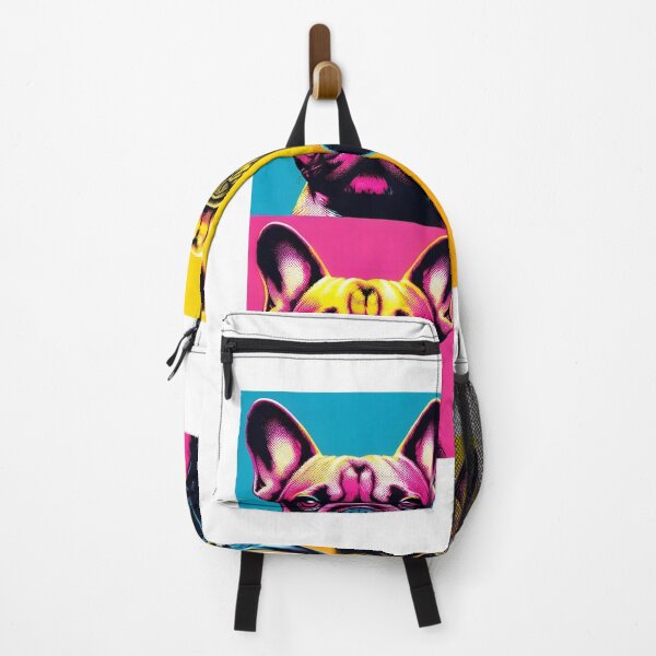 Item preview, French Bulldog pop art - Dynamic composition designed and sold by davidromapixel.