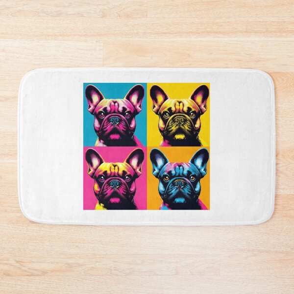 Item preview, French Bulldog pop art - Dynamic composition designed and sold by davidromapixel.