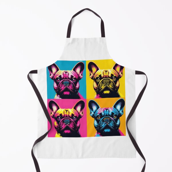 Item preview, French Bulldog pop art - Dynamic composition designed and sold by davidromapixel.
