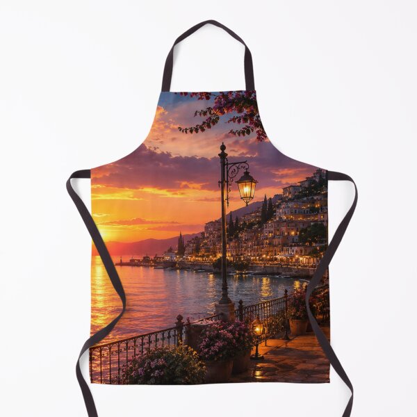 Item preview, Sunset Night Lights Aesthetic | Golden Sky Glow City Evening Landscape Wallpaper designed and sold by Katie010.