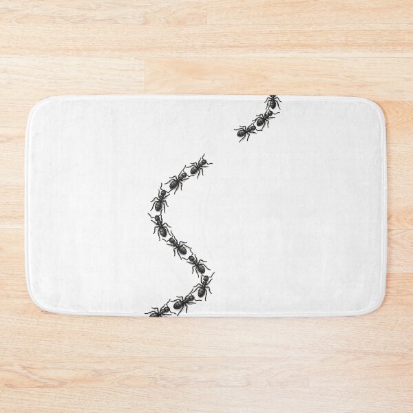 Item preview, Ants Marching Line - Minimalist Nature Illustration designed and sold by HornbillDesign.
