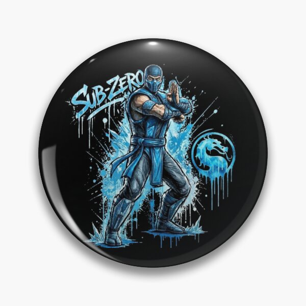 Item preview, SUB‑ZERO – Mortal Kombat Cryo Graffiti Tribute designed and sold by Wawan35200.