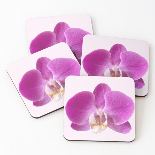 Item preview, purple orchid flower sticker designed and sold by inainart.