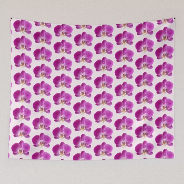 Item preview, purple orchid flower sticker designed and sold by inainart.