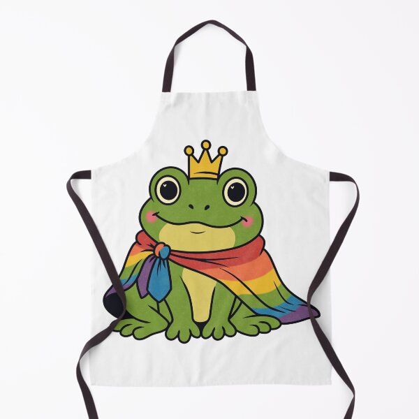 Item preview, Cute Pride Frog King with Rainbow Cape designed and sold by Anne97s.