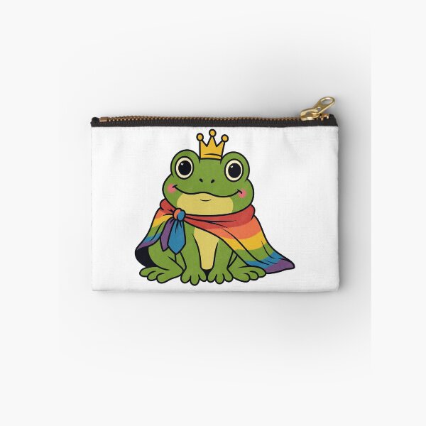 Item preview, Cute Pride Frog King with Rainbow Cape designed and sold by Anne97s.