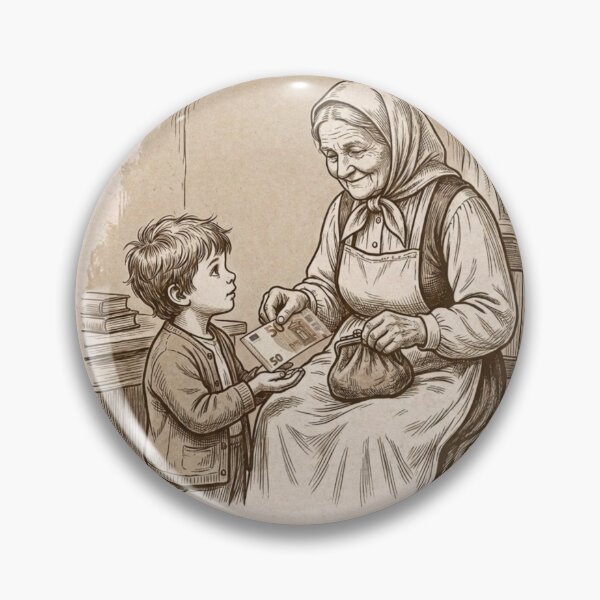 Item preview, Balkan Grandma – “Evo ti pare ali nemoj da kažeš mami” Vintage Poster designed and sold by Mastalina99.