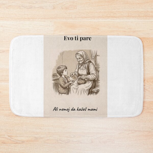 Item preview, Balkan Grandma – “Evo ti pare ali nemoj da kažeš mami” Vintage Poster designed and sold by Mastalina99.