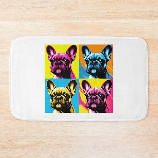 Item preview, French Bulldog pop art - Eye-catching colors designed and sold by davidromapixel.