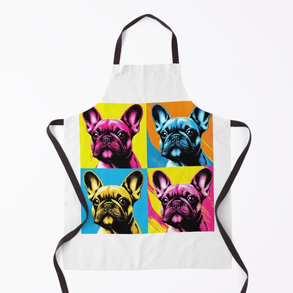 Item preview, French Bulldog pop art - Eye-catching colors designed and sold by davidromapixel.