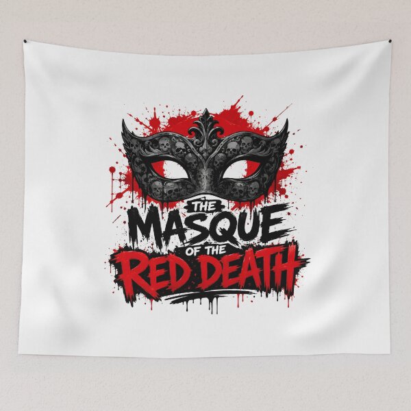 Item preview, Edgar Allan Poe The Masque of the Red Death Gothic Skull Mask designed and sold by Fenay Designs.