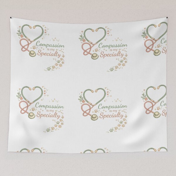 Item preview, Compassion is My Specialty Vet Tech Veterinarian Gift designed and sold by batoot1.