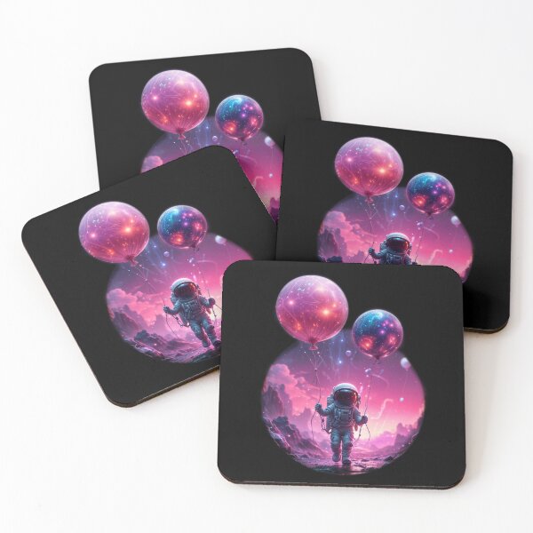 Item preview, Cosmic Balloon Astronaut – Dreamy Space Fantasy Art designed and sold by Yes To All.