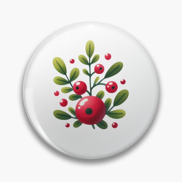 Item preview, Cranberry Botanical Pattern | Minimal Nordic Style Berry Illustration designed and sold by HelgaCraftery.