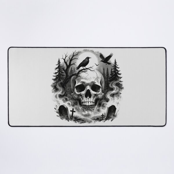 Item preview, Moonlit Raven Skull designed and sold by Exodoi.