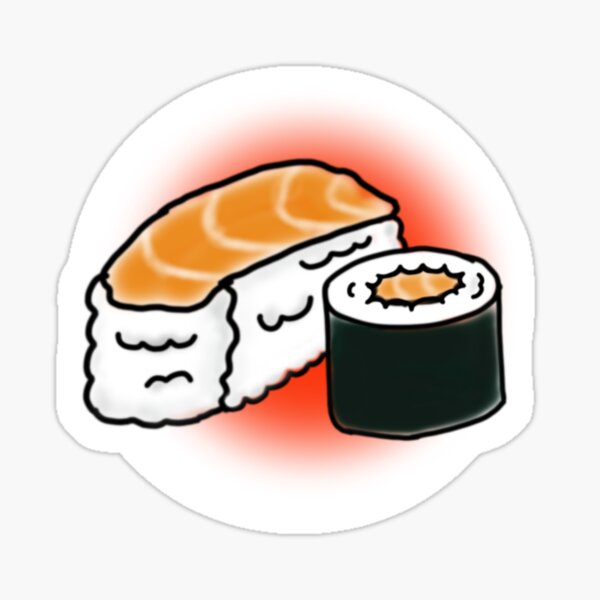 Salmon Sushi Sticker