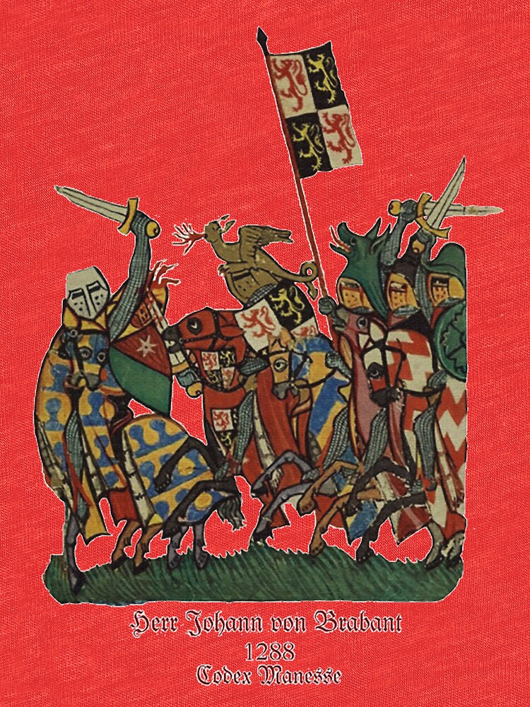 " Johann von Brabant in 1288 Battle " T-shirt by edsimoneit | Redbubble