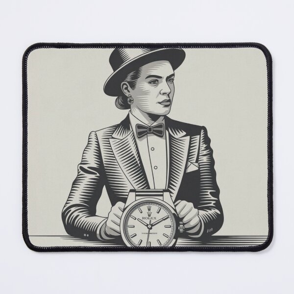 Item preview, Elegant Woman with Luxury Watch designed and sold by RAISC.