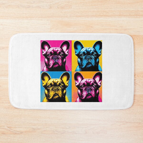 Item preview, French Bulldog pop art - Intense colors designed and sold by davidromapixel.
