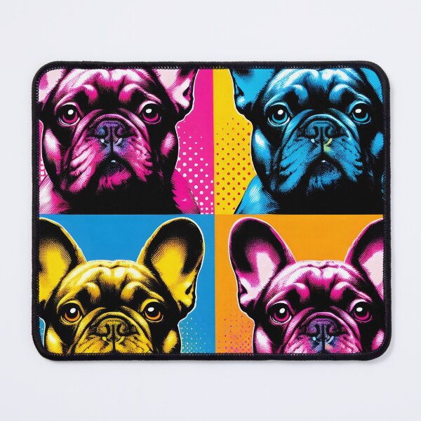 Item preview, French Bulldog pop art - Intense colors designed and sold by davidromapixel.