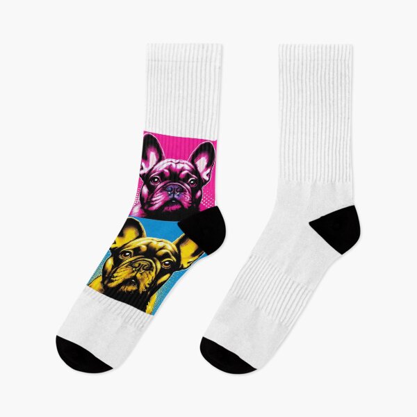 Item preview, French Bulldog pop art - Intense colors designed and sold by davidromapixel.