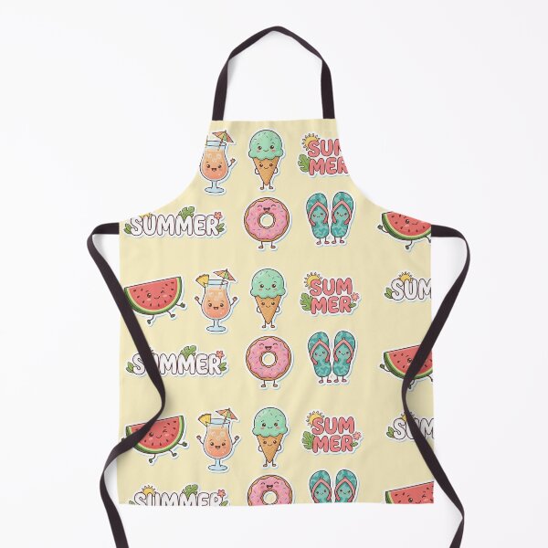 Item preview, Cute Kawaii Summer Vibes Sticker Pack Tropical Beach Fun designed and sold by jo-e-basta.