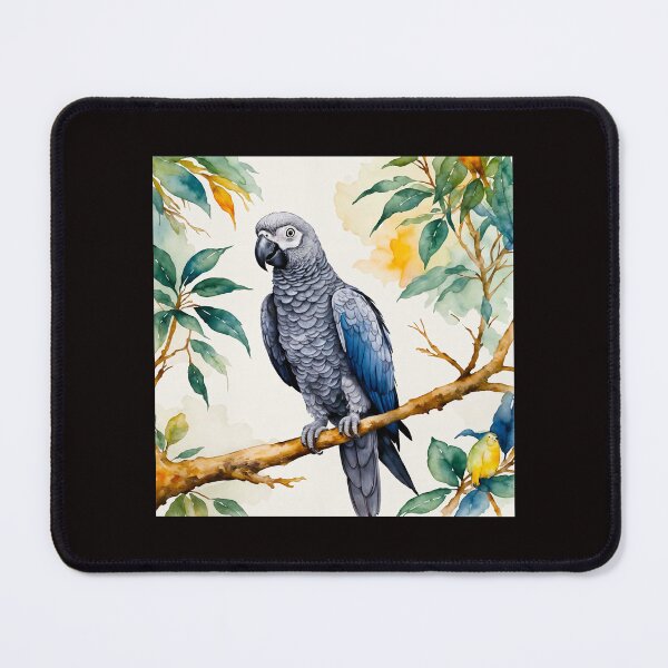 Item preview, African Grey Parrot  Intelligence and Wild Elegance #6 designed and sold by Helios Be. Lavsh.