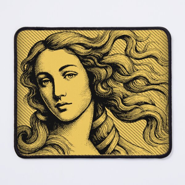 Item preview, The Birth of Venus Dark Academia Gold Digital Sketch designed and sold by RPrintPulse.