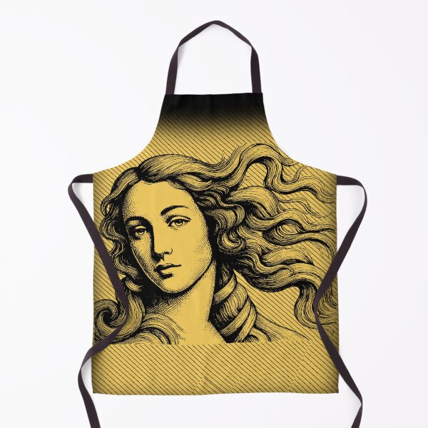 Item preview, The Birth of Venus Dark Academia Gold Digital Sketch designed and sold by RPrintPulse.