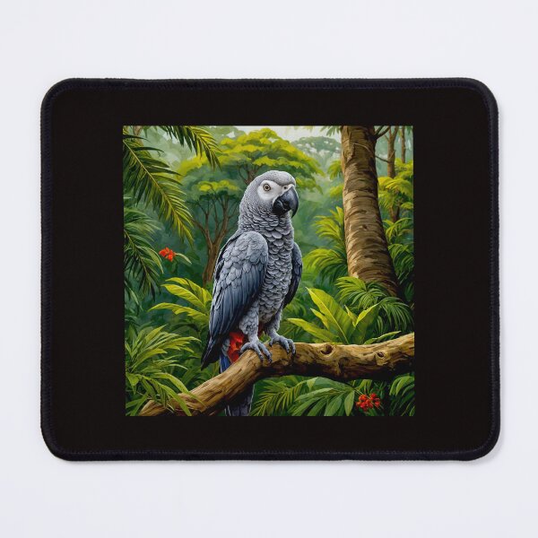 Item preview, African Grey Parrot  Intelligence and Wild Elegance #7 designed and sold by Helios Be. Lavsh.