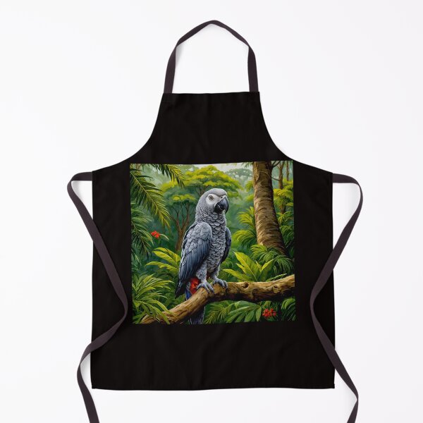 Item preview, African Grey Parrot Intelligence and Wild Elegance #7 designed and sold by Helios Be. Lavsh.
