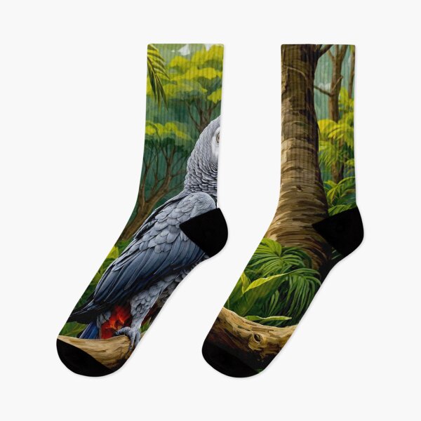 Item preview, African Grey Parrot  Intelligence and Wild Elegance #7 designed and sold by Helios Be. Lavsh.
