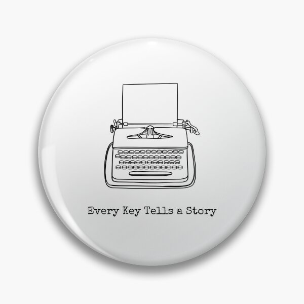 Item preview,  Every Key Tells a Story - Vintage Typewriter Line Art designed and sold by M.Store.