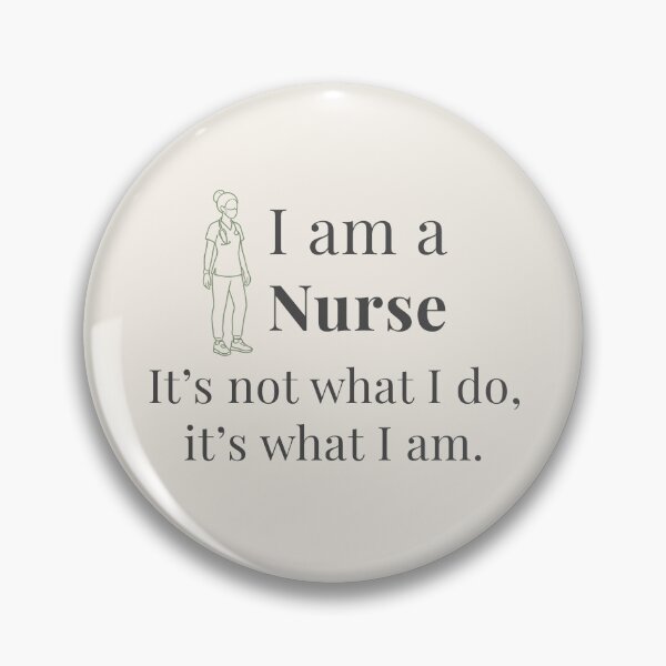 Item preview, I Am A Nurse - minimalist quote design modern nurse outline icon designed and sold by AmoebaPress.