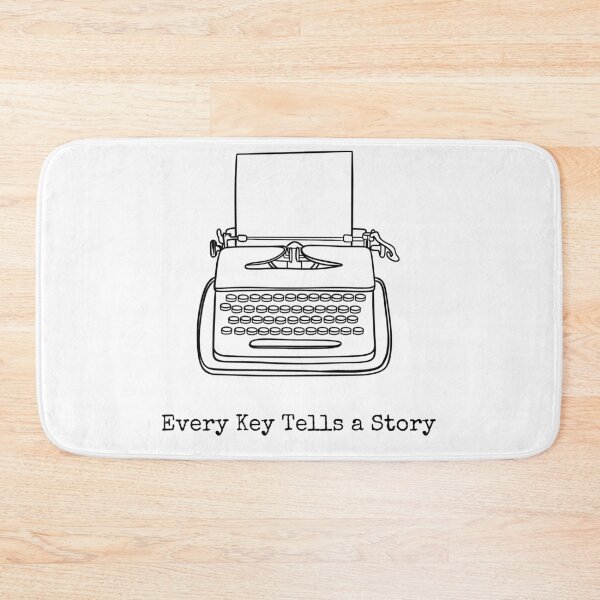 Item preview,  Every Key Tells a Story - Vintage Typewriter Line Art designed and sold by M.Store.