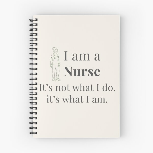 Item preview, I Am A Nurse - minimalist quote design modern nurse outline icon designed and sold by AmoebaPress.
