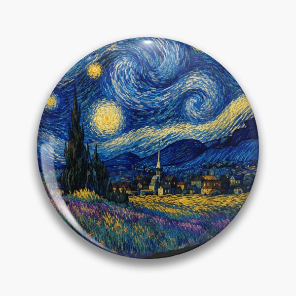 Item preview, Let It Gogh Funny Vincent Van Gogh Starry Night Painting Pun Fine Art designed and sold by EvandSolis.