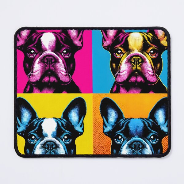 Item preview, French Bulldog pop art style - Vibrant colors designed and sold by davidromapixel.