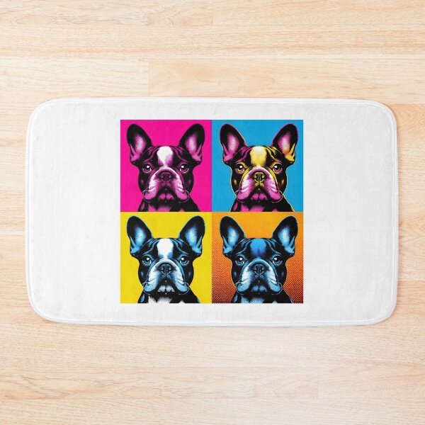 Item preview, French Bulldog pop art style - Vibrant colors designed and sold by davidromapixel.