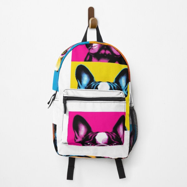 Item preview, French Bulldog pop art style - Vibrant colors designed and sold by davidromapixel.