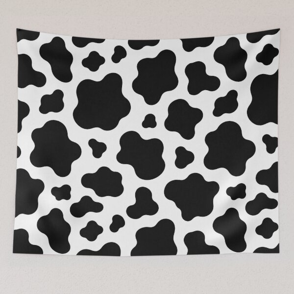 Item preview, Cow Print Seamless Pattern Classic Black White Bold designed and sold by Inkworksbyshery.