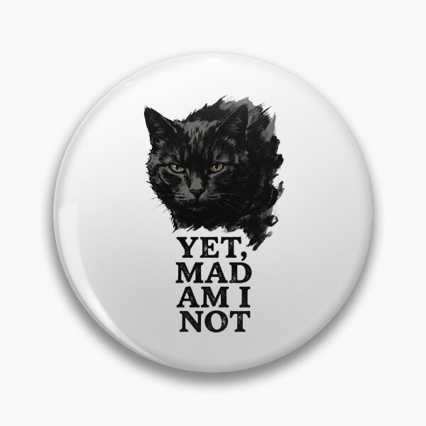 Item preview, Edgar Allan Poe Yet Mad Am I Not Black Cat Gothic designed and sold by Fenay Designs.