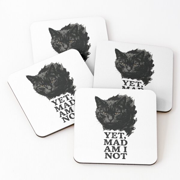 Item preview, Edgar Allan Poe Yet Mad Am I Not Black Cat Gothic designed and sold by Fenay Designs.