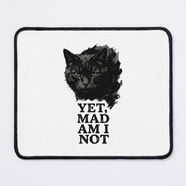 Item preview, Edgar Allan Poe Yet Mad Am I Not Black Cat Gothic designed and sold by Fenay Designs.