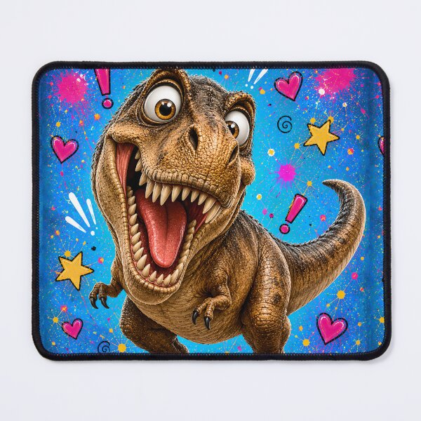 Item preview, Goofy T-Rex Pop Art Explosion designed and sold by Rohan132.