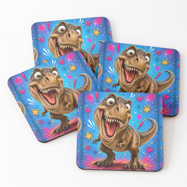 Item preview, Goofy T-Rex Pop Art Explosion designed and sold by Rohan132.