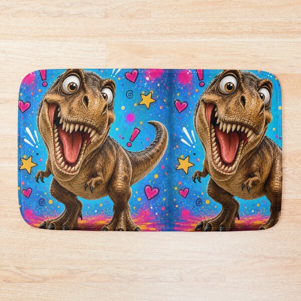 Item preview, Goofy T-Rex Pop Art Explosion designed and sold by Rohan132.