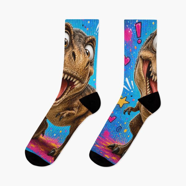 Item preview, Goofy T-Rex Pop Art Explosion designed and sold by Rohan132.