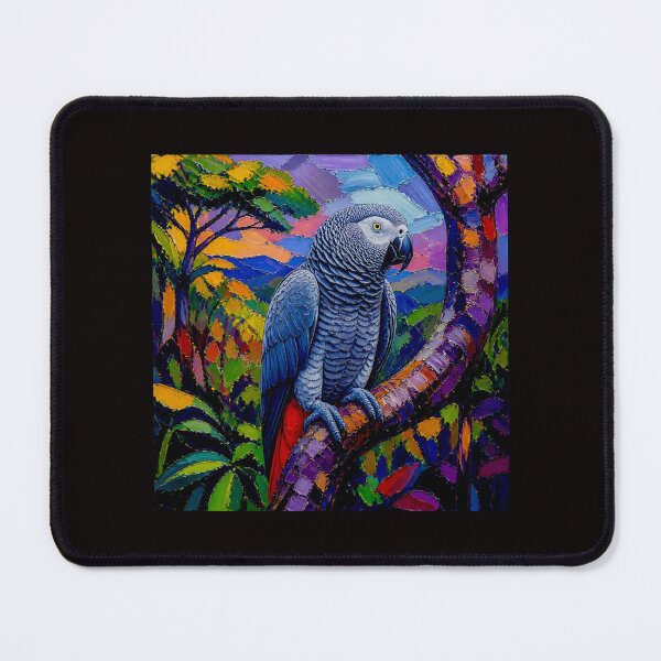 Item preview, African Grey Parrot  Intelligence and Wild Elegance #9 designed and sold by Helios Be. Lavsh.